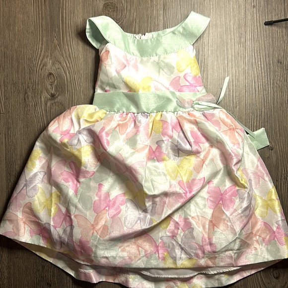Bonnie Jean butterfly dress 3T - Picture 3 of 4